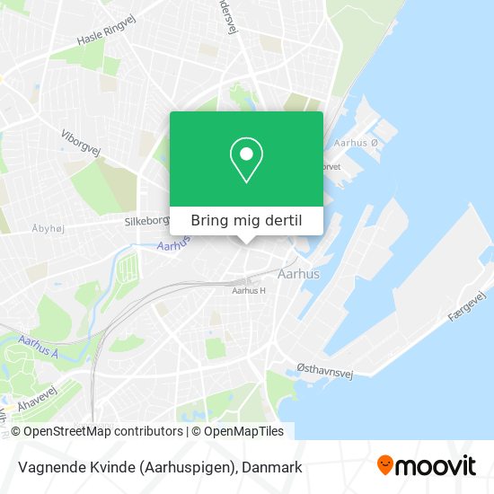 Vagnende Kvinde (Aarhuspigen) kort