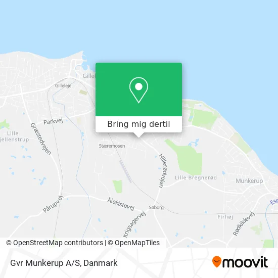 Gvr Munkerup A/S kort