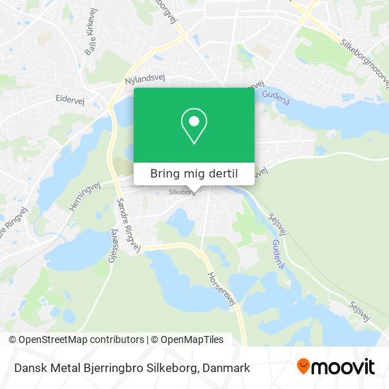 Dansk Metal Bjerringbro Silkeborg kort