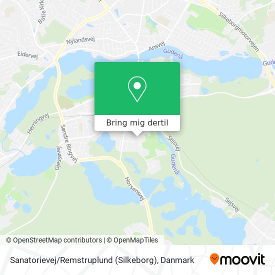 Sanatorievej / Remstruplund (Silkeborg) kort