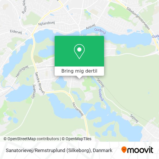 Sanatorievej / Remstruplund (Silkeborg) kort