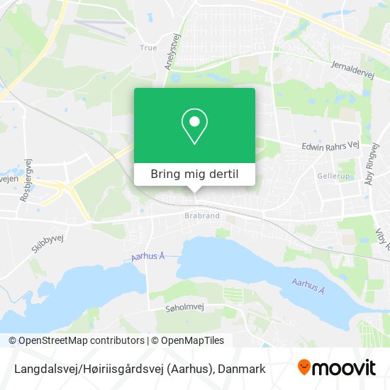 Langdalsvej / Høiriisgårdsvej (Aarhus) kort