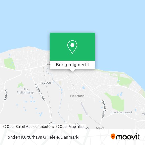 Fonden Kulturhavn Gilleleje kort