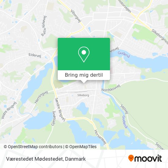 Værestedet Mødestedet kort