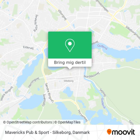 Mavericks Pub & Sport - Silkeborg kort