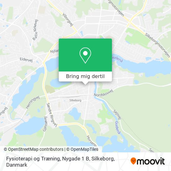 Fysioterapi og Træning, Nygade 1 B, Silkeborg kort