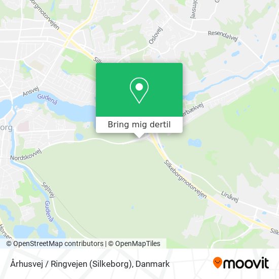 Århusvej / Ringvejen (Silkeborg) kort