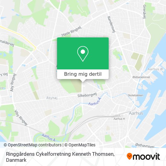 Ringgårdens Cykelforretning Kenneth Thomsen kort