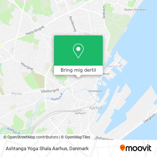Ashtanga Yoga Shala Aarhus kort