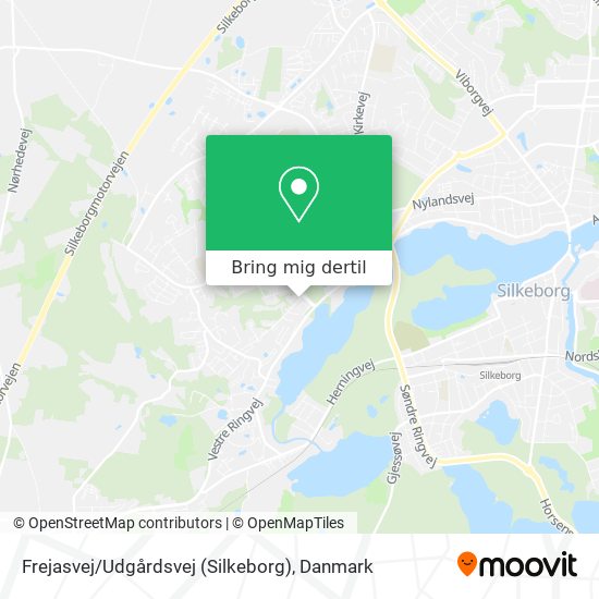 Frejasvej / Udgårdsvej (Silkeborg) kort