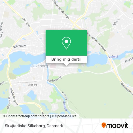 Skøjtedisko Silkeborg kort