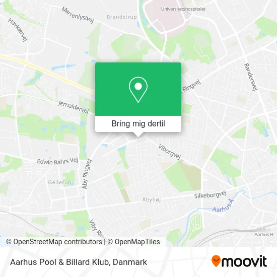 Aarhus Pool & Billard Klub kort