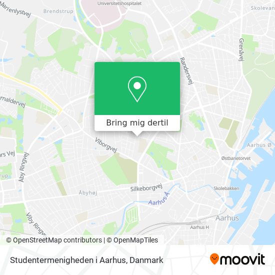 Studentermenigheden i Aarhus kort