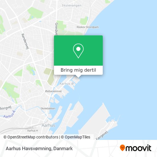 Aarhus Havsvømning kort