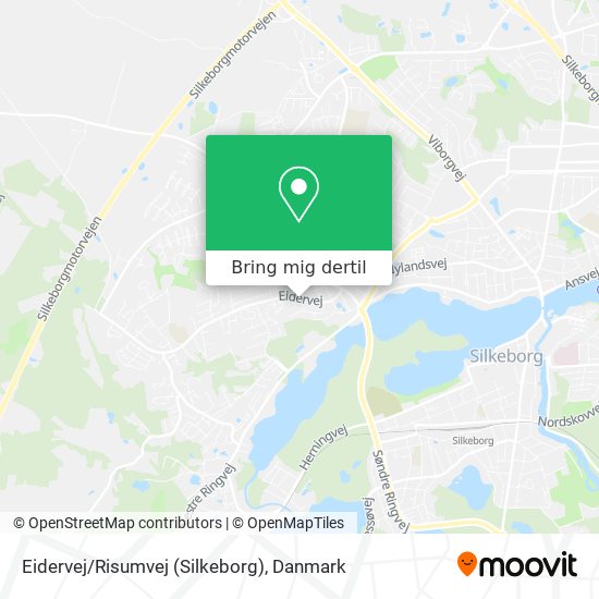 Eidervej/Risumvej (Silkeborg) kort