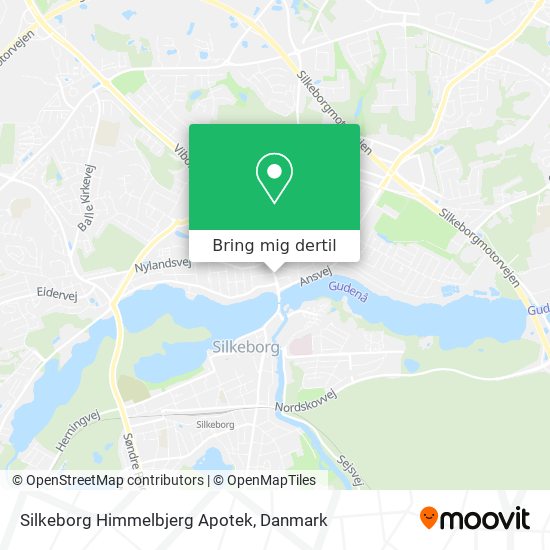 Silkeborg Himmelbjerg Apotek kort