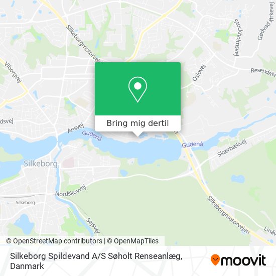 Silkeborg Spildevand A / S Søholt Renseanlæg kort