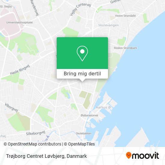 Trøjborg Centret Løvbjerg kort