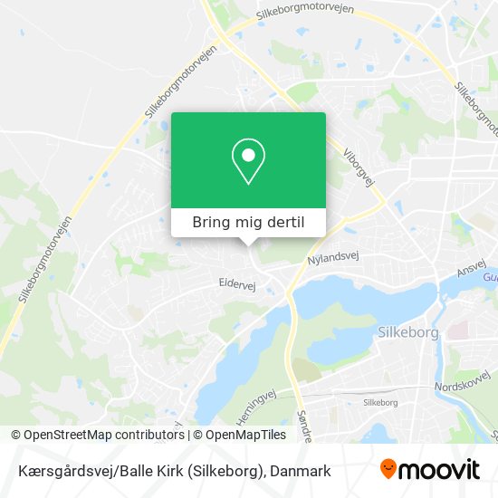 Kærsgårdsvej / Balle Kirk (Silkeborg) kort