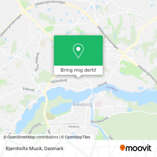 Bjørnholts Musik kort