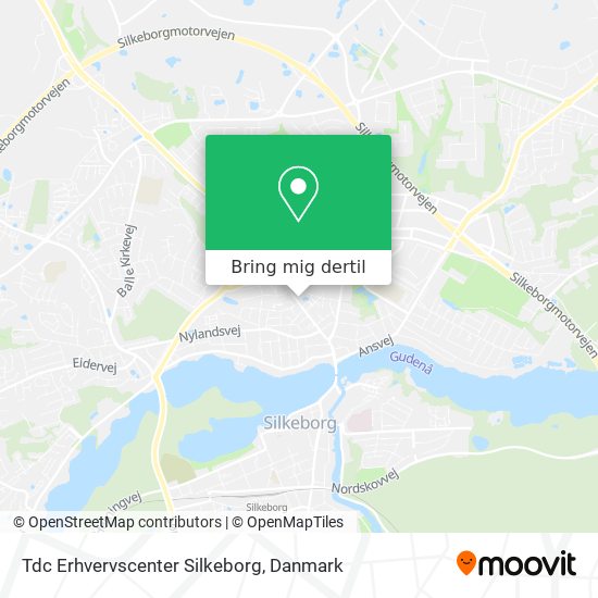 Tdc Erhvervscenter Silkeborg kort