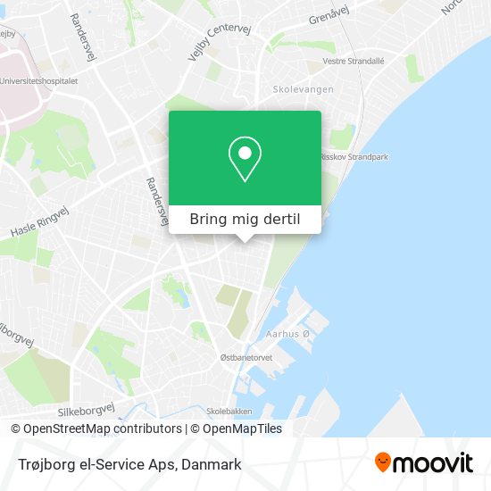 Trøjborg el-Service Aps kort