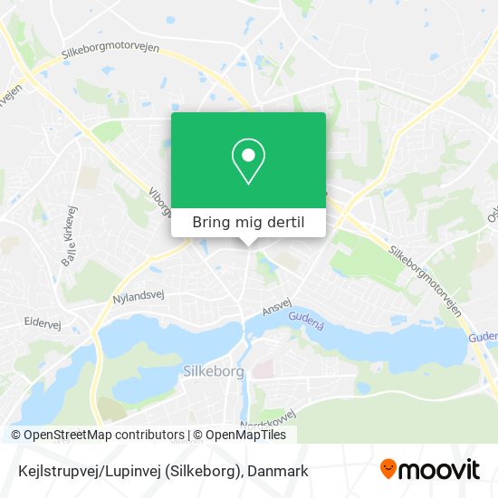 Kejlstrupvej / Lupinvej (Silkeborg) kort