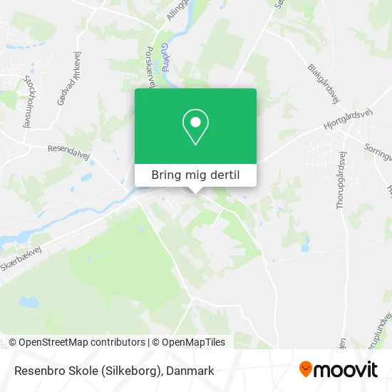 Resenbro Skole (Silkeborg) kort