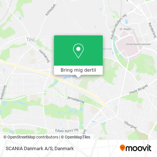 SCANIA Danmark A/S kort