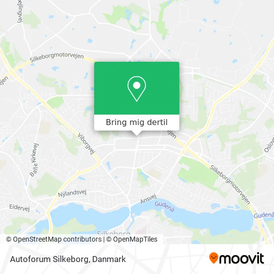 Autoforum Silkeborg kort