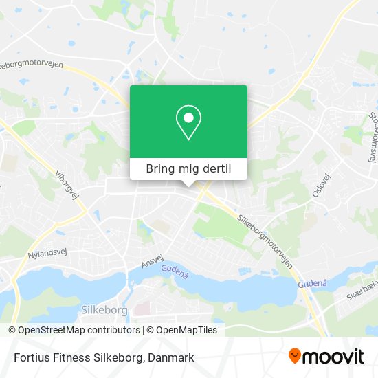 Fortius Fitness Silkeborg kort