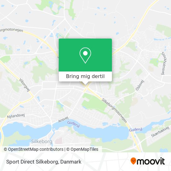 Sport Direct Silkeborg kort