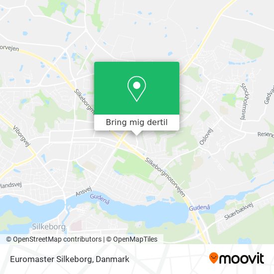 Euromaster Silkeborg kort