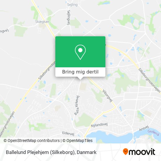 Ballelund Plejehjem (Silkeborg) kort