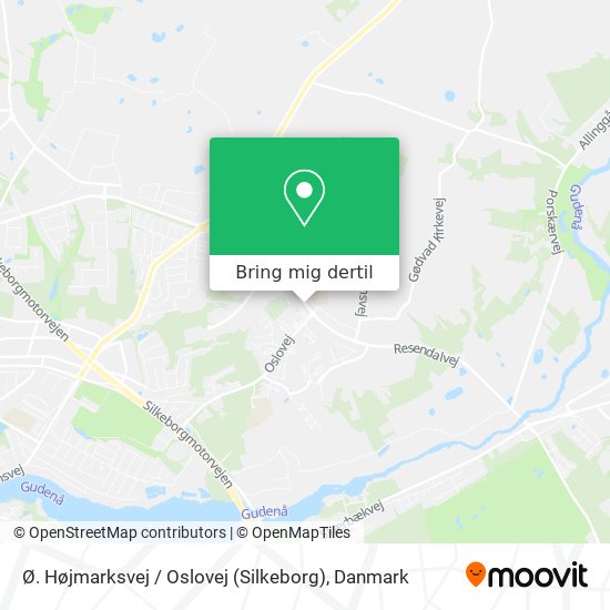 Ø. Højmarksvej / Oslovej (Silkeborg) kort