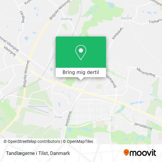 Tandlægerne i Tilst kort