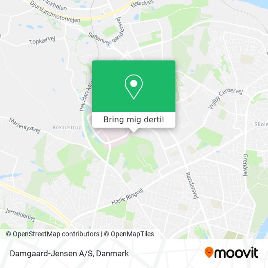 Damgaard-Jensen A/S kort