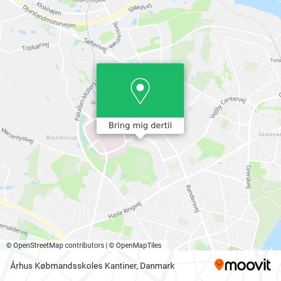 Århus Købmandsskoles Kantiner kort