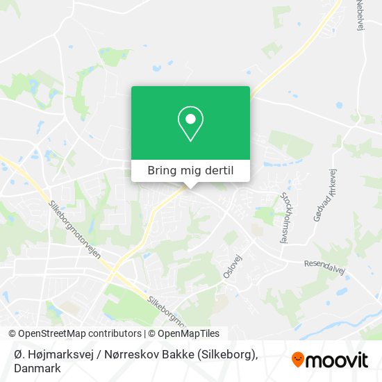 Ø. Højmarksvej / Nørreskov Bakke (Silkeborg) kort