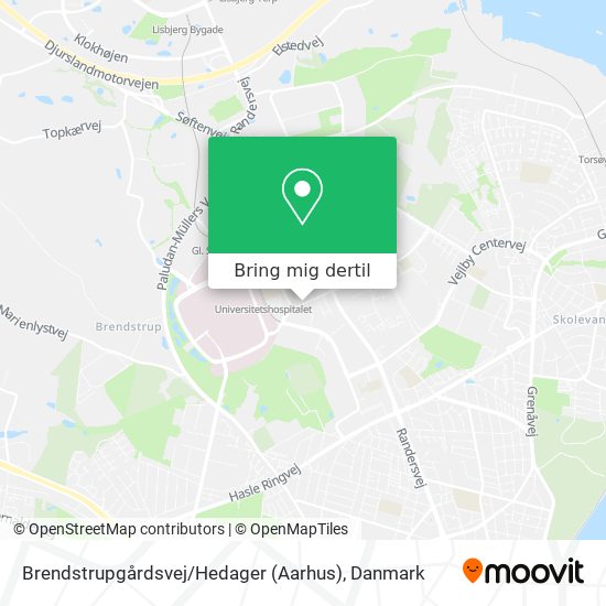 Brendstrupgårdsvej / Hedager (Aarhus) kort