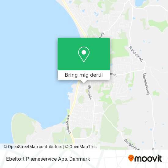 Ebeltoft Plæneservice Aps kort