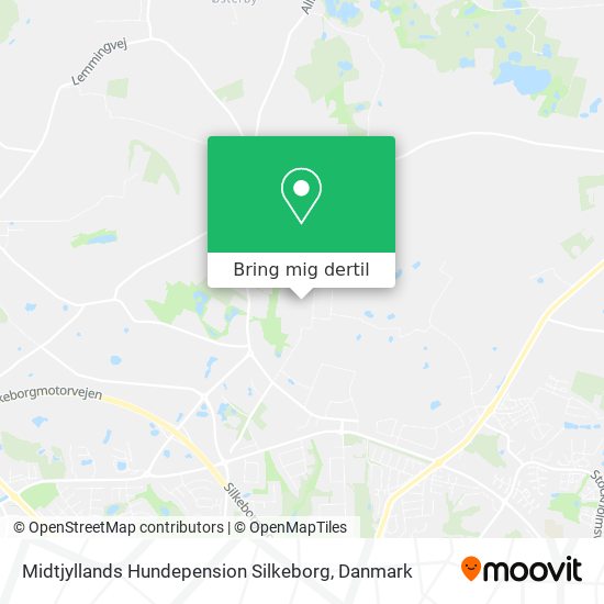 Midtjyllands Hundepension Silkeborg kort