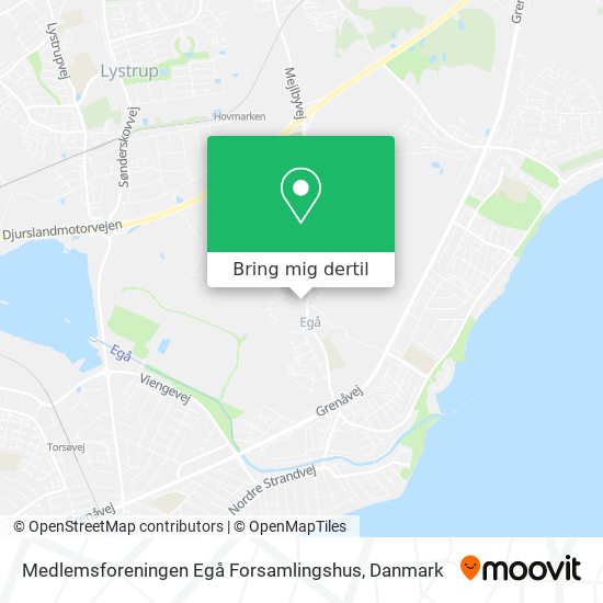Medlemsforeningen Egå Forsamlingshus kort
