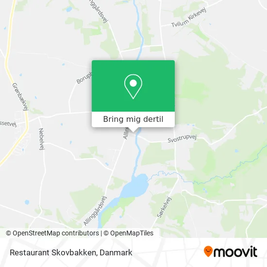 Restaurant Skovbakken kort