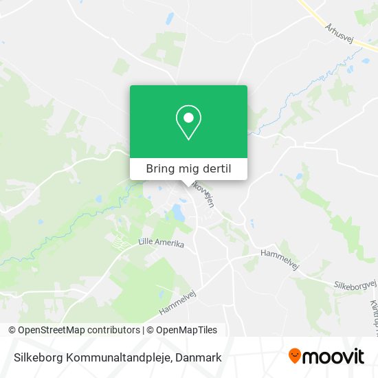 Silkeborg Kommunaltandpleje kort