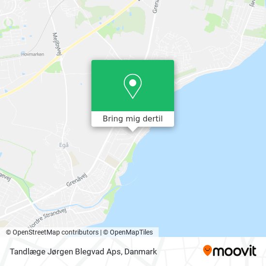 Tandlæge Jørgen Blegvad Aps kort