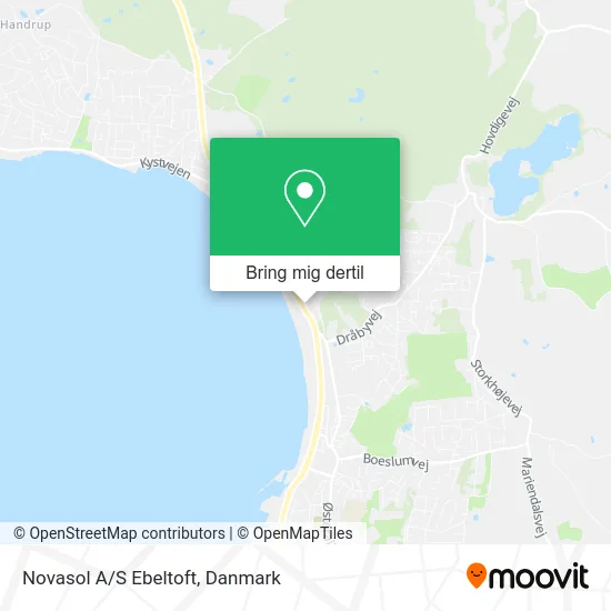 Novasol A/S Ebeltoft kort