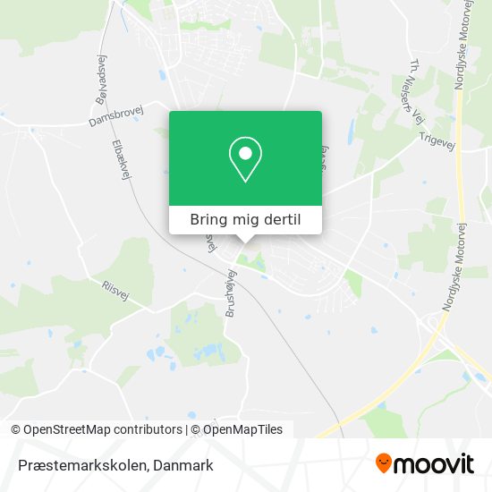 Præstemarkskolen kort