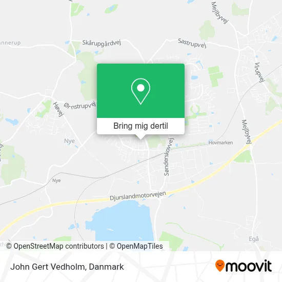 John Gert Vedholm kort