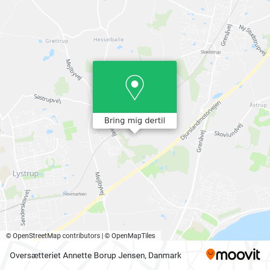 Oversætteriet Annette Borup Jensen kort